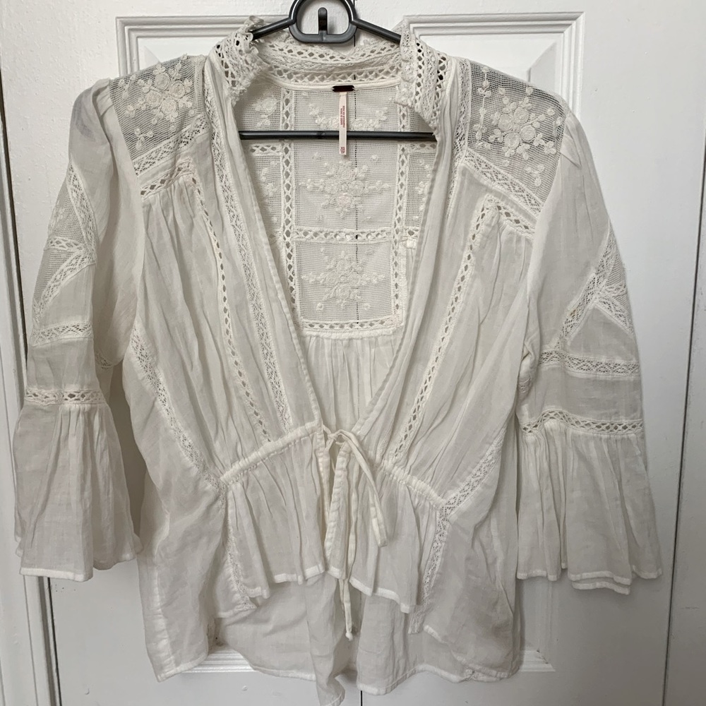 Free People lacey blouse